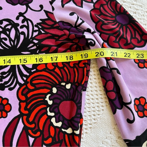 Donna Morgan Psychedelic Floral Mod Go-Go Sheath Shift Dress-Size 14 Party RHS - Picture 7 of 11